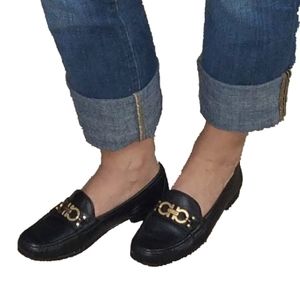 Salvatore Ferragamo Italian Leather Loafers